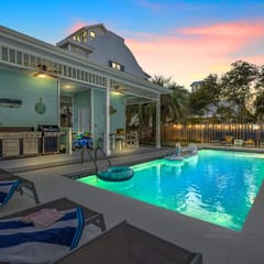 3 Min to Beach | Private Pool & Outdoor Kitchen