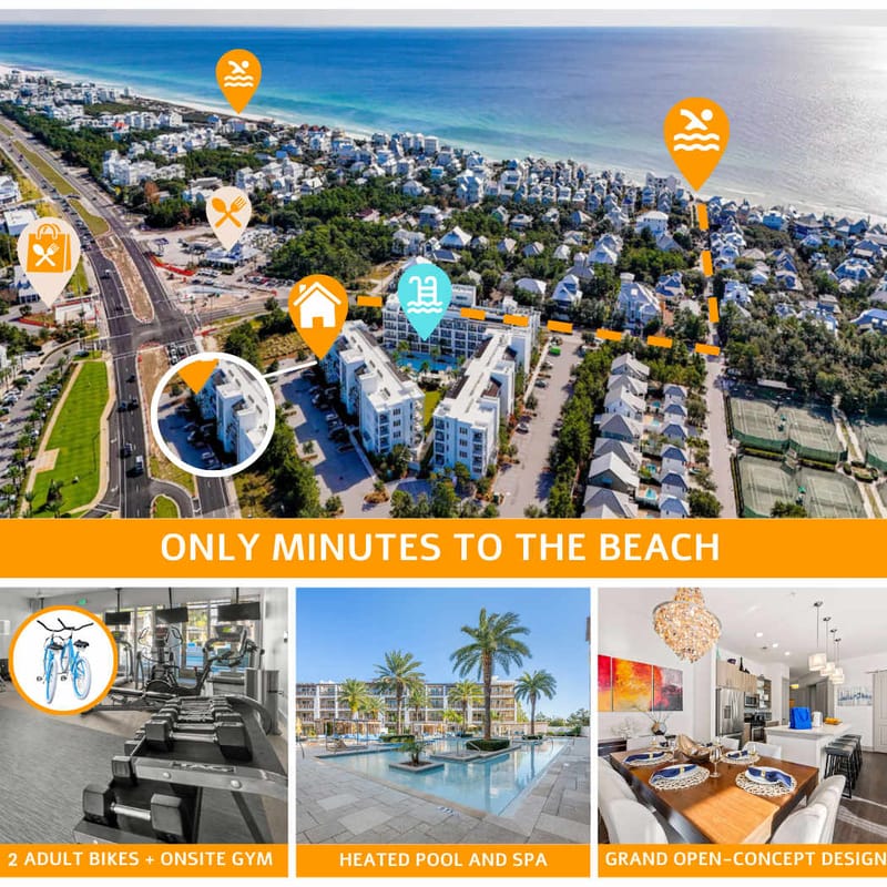Heated Pool, Bikes, Easy Beach Access